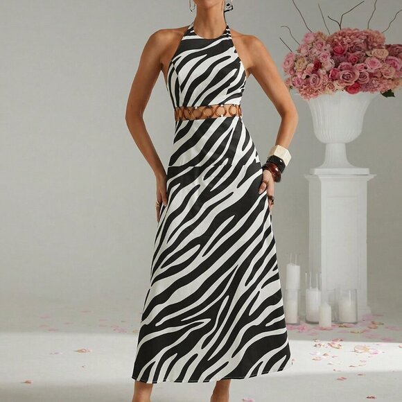 Dresses & Skirts - Black Old Money Women's Valentine's Day Dress